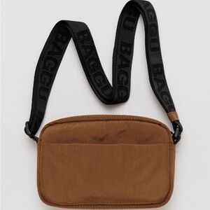 NEW Baggu Camera Crossbody Cocoa Brown